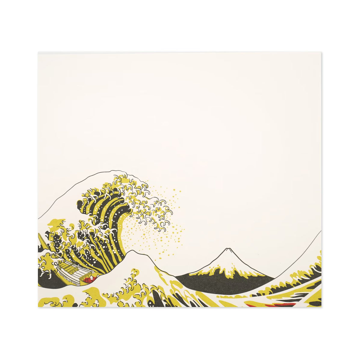 Japanese-style block memo boldly depicting Japanese landscapes. A design that stands out with vivid contrast. Of course, it can be used as a daily note, as well as a small gift card or message card. They're also appreciated as souvenirs for foreigners or as gifts from Japan!