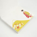 Japanese-style block memo featuring maiko in every design. A design that captivates the maiko. Of course, it can be used as a daily note, as well as a small gift card or message card. They're also appreciated as souvenirs for foreigners or as gifts from Japan!