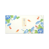 This one-stroke paper is perfect for various summer occasions, such as a small summer greeting during the ongoing heat, a return to someone who helped you during summer vacation, or a gift for summer gifts. 2 designs, 36 sheets in total.