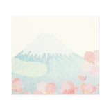 Japanese-style block memo boldly depicting Mt. Fuji. The soft color scheme makes it easy to wear in everyday life. Of course, it can be used as a daily note, as well as a small gift card or message card. They're also appreciated as souvenirs for foreigners or as gifts from Japan!