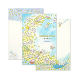 Postcards perfect for summer greetings such as summer greetings or late summer greetings. This is a postcard book that you can use by disassembling each sheet. 2 designs, 10 sheets in total. The design is adorable with Quu-chan playing in the starry Milky Way.