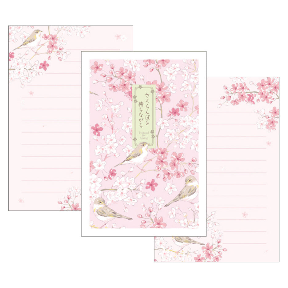 FRONTIA - Sakura & Songbirds Postcards