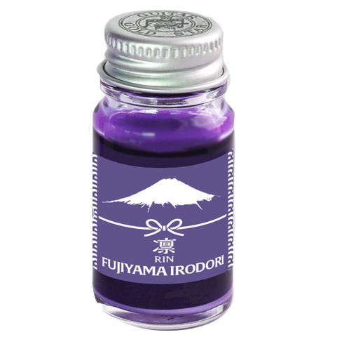 Mt. Fuji changes its expression in various ways depending on the season, weather, and time of day. Its beautiful and rich color landscape has had a great influence on culture and Japanese sensibilities. Expressing such a variety of expressions of Mt. Fuji and the delicate taste of traditional Japanese colors,
　
Loved by many people like Mt. Fuji
to become an ink that “connects” hearts and minds.
I made this with my wish. We created an ink.

Rin Purple - Beautiful magic hour sky. Dignified appearance mysteri