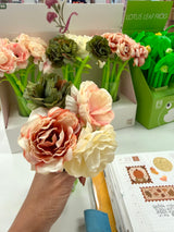 Carnation Flower Gel Pen