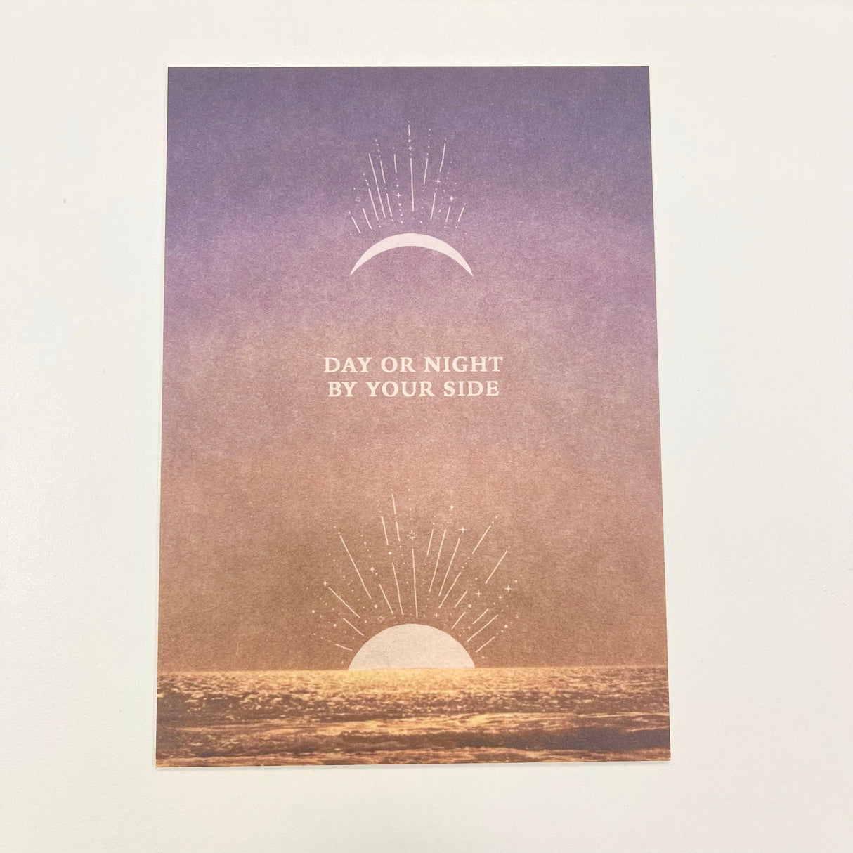 Anna Cosma Postcard - Day or Night, By Your Side