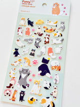 Funny Sticker World - Kawaii Cat 2 Puffy Sticker Sheet

Sweeten up your journal, planner, or craft projects with the Kawaii Cat Puffy Sticker Sheet from Funny Sticker World. Filled with adorable cat‑themed illustrations, this sheet brings a playful charm to any page.

Puffy sticker sheet
Includes 1 sticker sheet