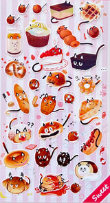 Funny Sticker World - Sweet Meow Sticker Sheet

Add a dash of delicious charm to your journal, planner, or happy mail with the sweet meow sticker sheet from Funny Sticker World. Featuring adorable dessert cat characters, this sheet brings a playful, cozy vibe to any creative project.

Sticker sheet&nbsp;
Includes 1 sticker sheet