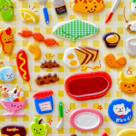 Sweeten up your journal, planner, or craft projects with the Dessert Box Puffy Sticker Sheet from Funny Sticker World. Filled with adorable dessert‑themed illustrations, this sheet brings a playful, sugary charm to any page.

Puffy sticker sheet
Includes 1 sticker sheet