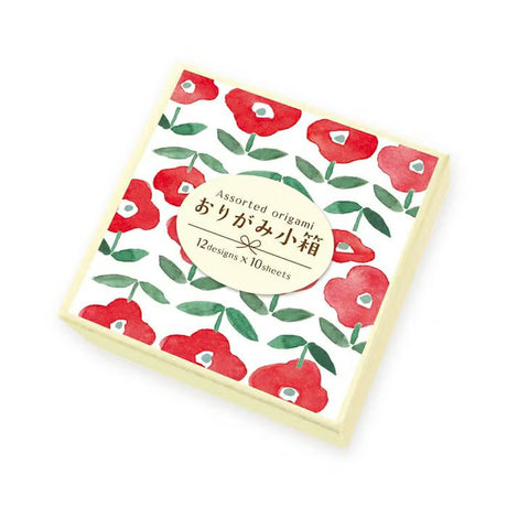 From the hugely popular origami small box, two long-awaited new designs are now available!
This set includes miniature, patterned origami in a small box filled with various designs.
Not only can it be used as origami, but it's also perfect for small notes or decorating your planners!