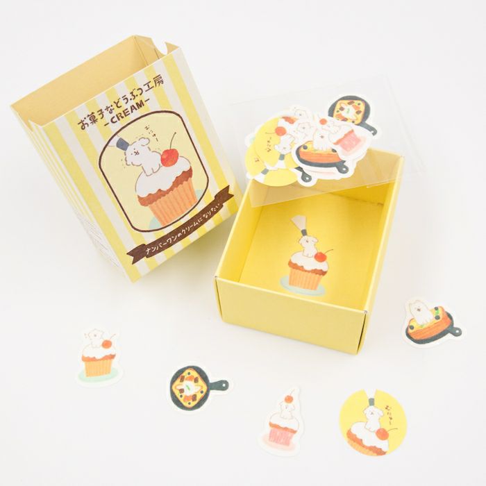 Furukawashiko Boxed Flake Sticker - Dog Sweets Animal Workshop