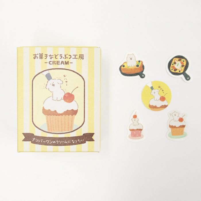 Furukawashiko Boxed Flake Sticker - Dog Sweets Animal Workshop