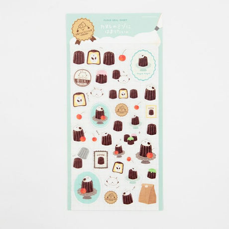 Furukawashiko Sticker Sheet Bird Sweets Animal Workshop