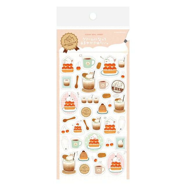 Furukawashiko Sticker Sheet Cat Sweets Animal Workshop