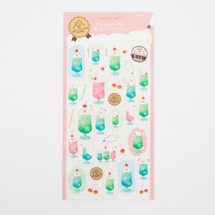 Furukawashiko Sticker Sheet Seal Sweets Animal Workshop
