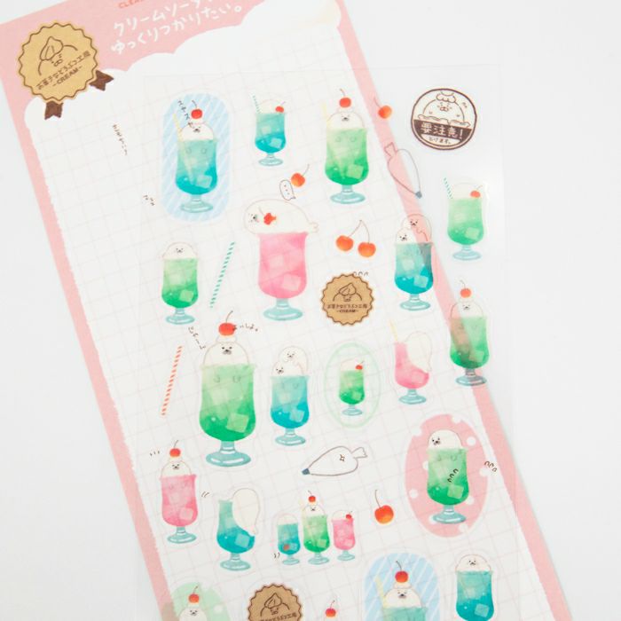 Furukawashiko Sticker Sheet Seal Sweets Animal Workshop