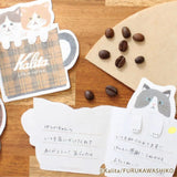 Inspired by the corporate philosophy of Kalita, a leading coffee equipment manufacturer—&nbsp;"A slightly better time, a perfectly timed moment"—
we’ve created the second edition of our original stationery to enjoy with your coffee.


This collection is designed to be enjoyed alongside your coffee moments. The cat's paw features a cutout, allowing it to be used as a seal-perfect for adding a sweet touch to a letter when giving a gift.
6 sheets of letter paper
Material: Japanese Paper
