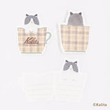 Inspired by the corporate philosophy of Kalita, a leading coffee equipment manufacturer—&nbsp;"A slightly better time, a perfectly timed moment"—
we’ve created the second edition of our original stationery to enjoy with your coffee.


This collection is designed to be enjoyed alongside your coffee moments. The cat's paw features a cutout, allowing it to be used as a seal-perfect for adding a sweet touch to a letter when giving a gift.
6 sheets of letter paper
Material: Japanese Paper