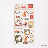 Furukawashiko x Kalita Sticker Sheet - White Coffee