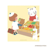 Introducing the cute memo pads from the wonderful artist Ryoko Yomogida's With Trip collection! It features a lovely girl character accompanied by her little animal friends as they adventure through the world. Choose from the various designs available to spread warmth one note at a time!