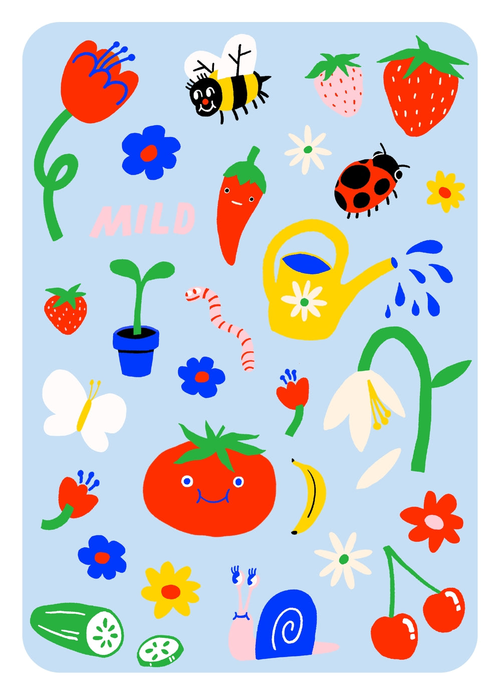 Iron-on Transfer Sheets - Garden Gone Mild Sheet Set