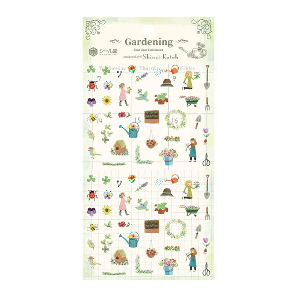 Gardening Sticker Sheet

This is a small size transparent material sticker that is easy to decorate in planners or journals. It contains two identical illustrations, so you can use it for preservation, matching, or sharing.

Sheet size: Length 150× Width 90mm
Includes 1 sticker sheet
