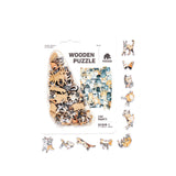 Get ready for a feline fiesta with our Cat Party Pocket Size Piecezz Wooden Puzzle. This charming wooden puzzle invites both kids and adults to join a whimsical gathering of cats, offering hours of delightful and entertaining play. Explore the details of this remarkable and cat-inspired puzzle that promises to bring joy and laughter to cat lovers of all ages.