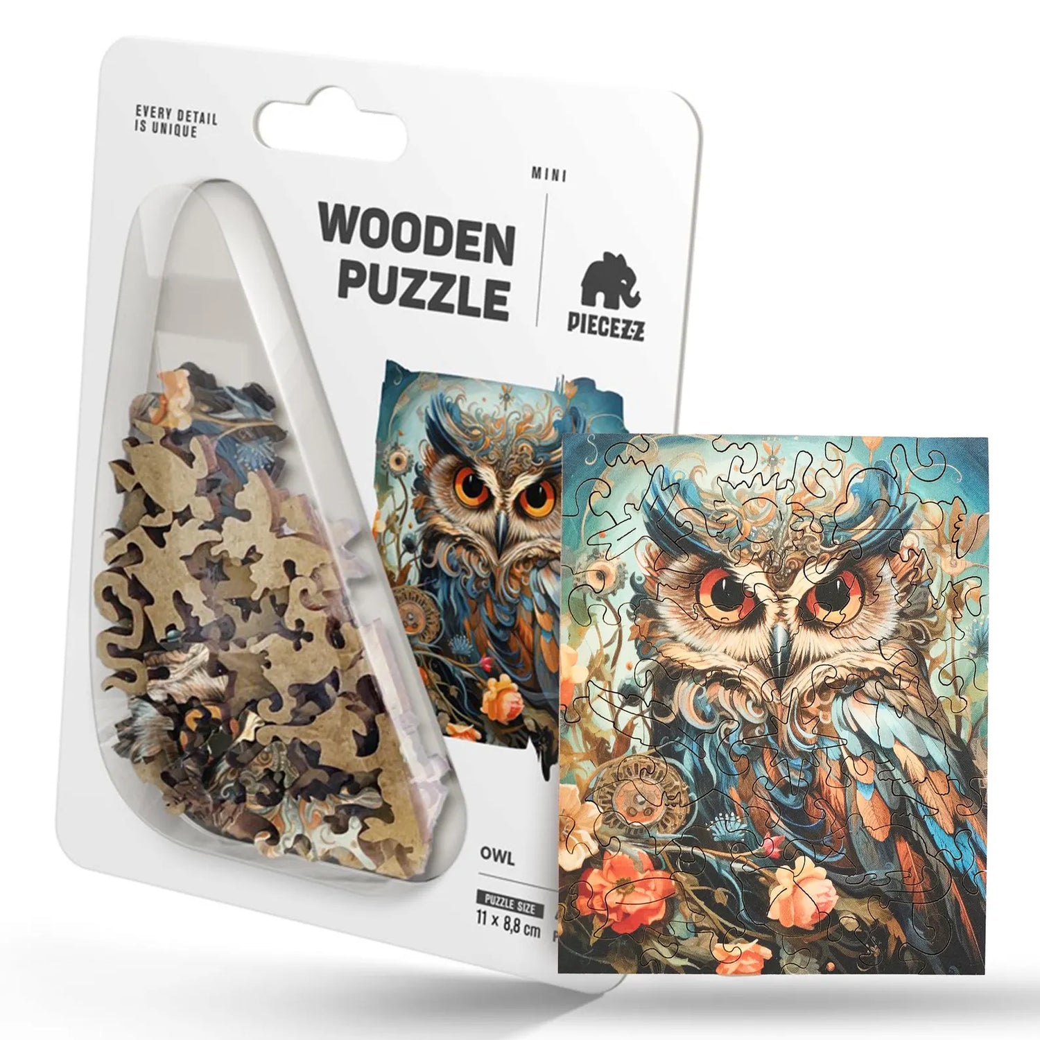 The Owl Shaped Pocket Size Piecezz Wooden Puzzle is not just a game but a tool for learning, relaxation, and responsible enjoyment. Whether you’re a puzzle novice or a devout collector, this animal puzzle offers a unique and satisfying challenge that combines art, nature, and intellect. Perfect for gifting or enjoying on your own, this owl shaped puzzle is a must-have for anyone who cherishes thoughtful and engaging pastimes.