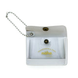 A miniature keychain version of the popular General Purpose Case by nähe. The true-to-original case comes with a clear front pocket with extra inserts inside and out. A ball chain securely attached to the corner of the case lets you hang it onto your keys or bags, perhaps in multiples.

Perfect size to travel with and quickly access your keys, coins, medicine, or small accessories.&nbsp;