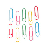 You are looking at ten giant paper clips. Yep, ten giant paper clips. They're great for holding lots and lots of papers together.