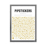 Tiny stickers in the most DREAMY gold foil adorn this PipSticker sheet. With more than 350 little stickers you can add a little (or a lot!) of sparkle on everything you touch! Perfect for journaling, crafting, and adding some glittery touches to all your mail and projects! 

Includes one 4" x 4" sheet of Gilded Gold PipStickers with 390 individual stickers. 