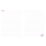 Grab a fresh cup of coffee and cozy up with this notebook to journal or take notes at home, work, or your favorite local dining spot. It includes 240 ruled pages, a ribbon placeholder, and an elastic band closure.

240 RULED PAGES: Includes 240 pages of premium lined pages to give you plenty of space to record your notes and thoughts or to keep track of your favorite Gilmore Girls™ quotes.

CONVENIENT SIZE: This 6 x 8–inch notebook is a comfortable size to fit in a bag or backpack to take with you for on-th