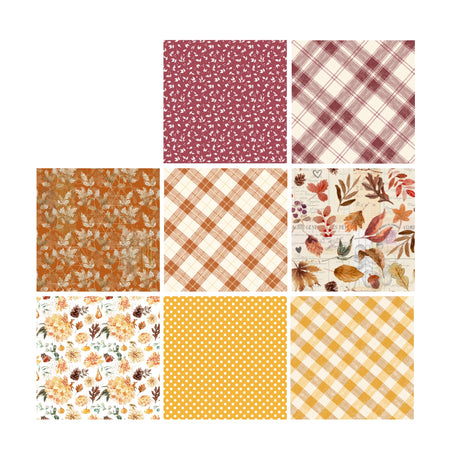 Ginger Snap Accent 6x6 Single Sided Paper Pack - 16 Pcs