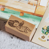 Black Milk Project - Girl Reading Stamp