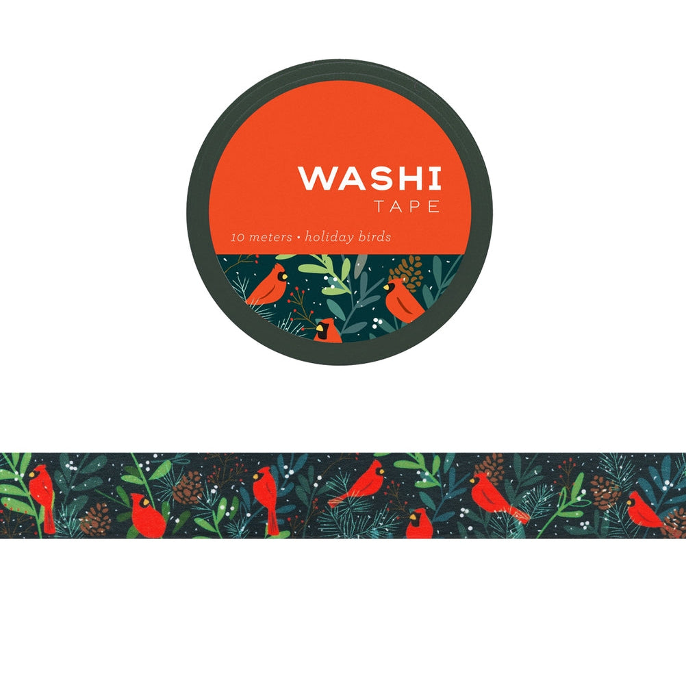 Girl of All Work Holiday Birds Washi Tape
