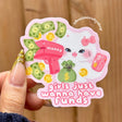 Because girls just wanna have FUNDS 💕💸 This adorable matte sticker features a cute kawaii cat surrounded by money, coins, and good financial vibes. Perfect for anyone manifesting abundance ✨

♡ STICKER DETAILS ♡
~ Sticker size: 2.7’’ inches
~ Printed on matte sticker paper
~ Matte Laminate finish ✨
~ ONLY Handwash. This sticker is not dishwasher or microwave safe.