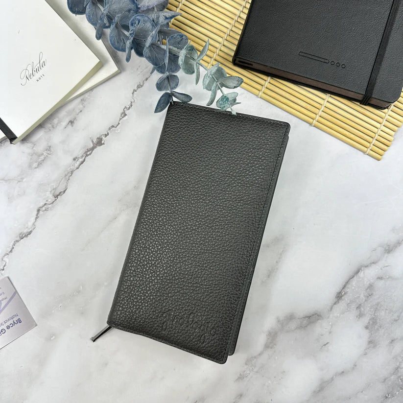 Girologio Hobonichi Weeks Slim Leather Cover - Slate Grey