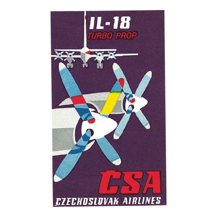 La edad de oro del transporte: caja de pegatinas para viajes