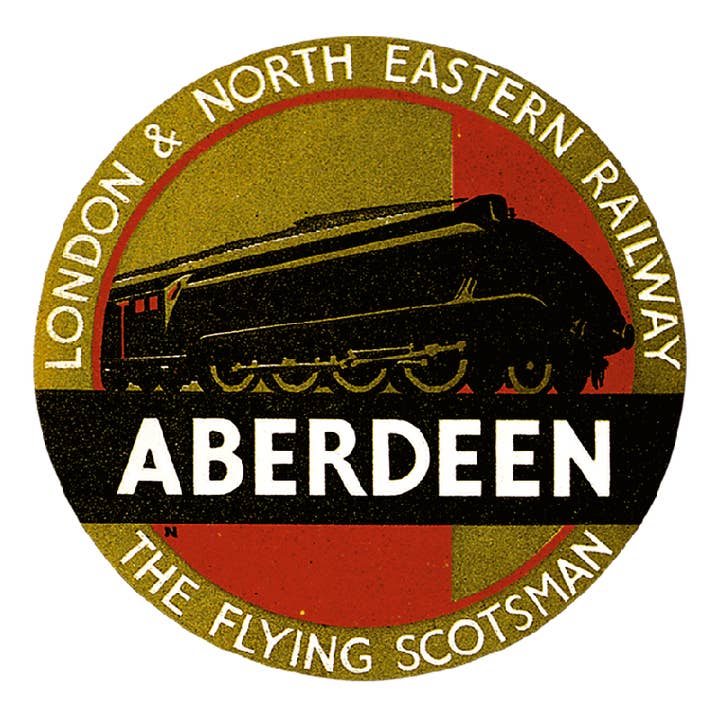 La edad de oro del transporte: caja de pegatinas para viajes