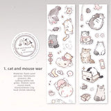Add a cozy touch to your crafts with the Good Luck Cat Series Kiss Cut PET Tape. Each kiss‑cut piece is easy to peel and perfect for decorating journals, planners, pen‑pal letters, scrapbooks, and gifts. The soft kitty themed motifs give your pages a gentle, adorable touch that feels both adorable and playful.