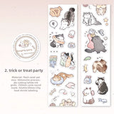 Add a cozy touch to your crafts with the Good Luck Cat Series Kiss Cut PET Tape. Each kiss‑cut piece is easy to peel and perfect for decorating journals, planners, pen‑pal letters, scrapbooks, and gifts. The soft kitty themed motifs give your pages a gentle, adorable touch that feels both adorable and playful.