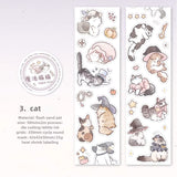 Add a cozy touch to your crafts with the Good Luck Cat Series Kiss Cut PET Tape. Each kiss‑cut piece is easy to peel and perfect for decorating journals, planners, pen‑pal letters, scrapbooks, and gifts. The soft kitty themed motifs give your pages a gentle, adorable touch that feels both adorable and playful.
