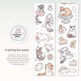 Add a cozy touch to your crafts with the Good Luck Cat Series Kiss Cut PET Tape. Each kiss‑cut piece is easy to peel and perfect for decorating journals, planners, pen‑pal letters, scrapbooks, and gifts. The soft kitty themed motifs give your pages a gentle, adorable touch that feels both adorable and playful.