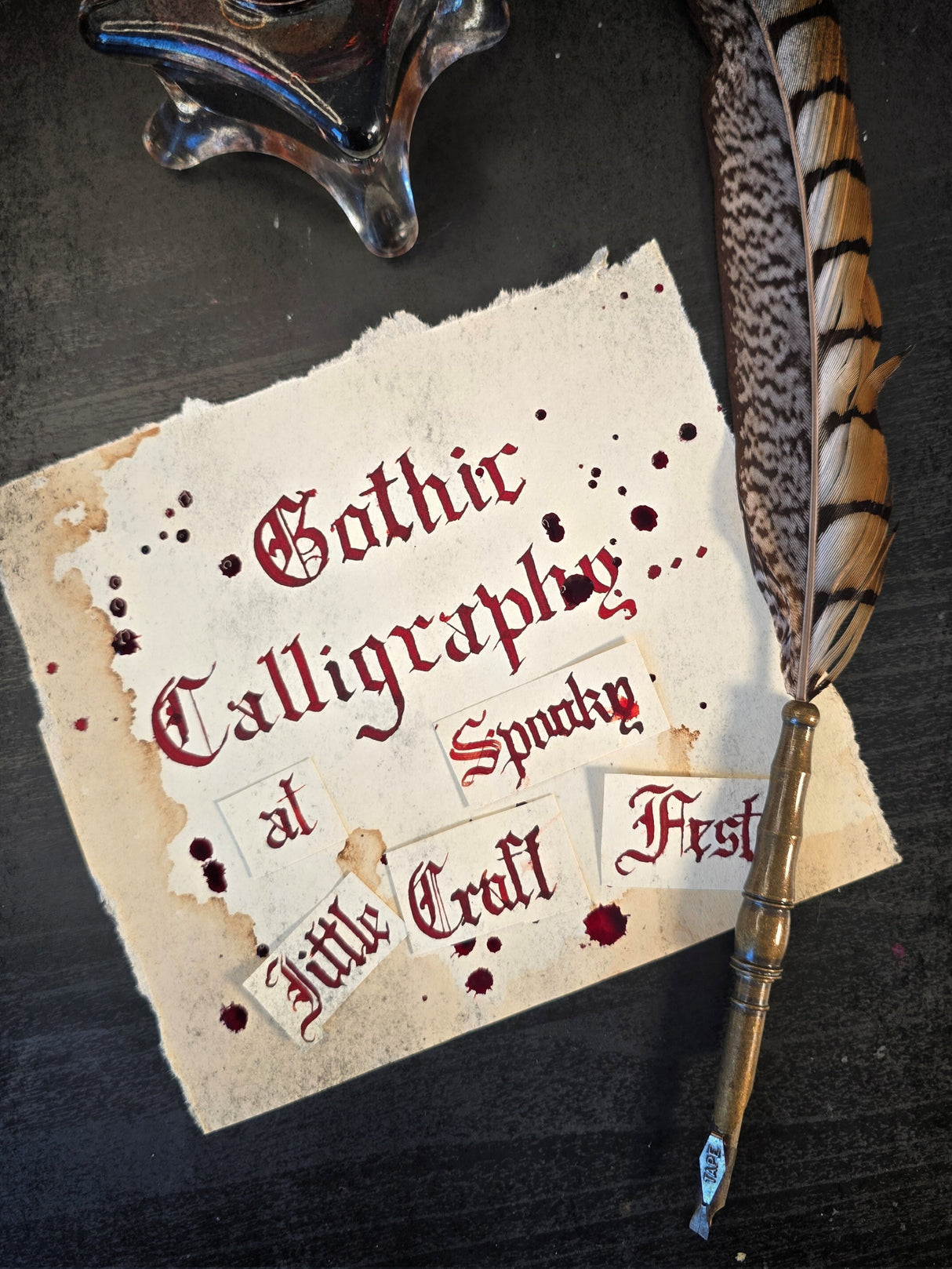 Gothic Calligraphy for the Spooky Season with Coralie