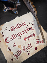 Gothic Calligraphy for the Spooky Season with Coralie