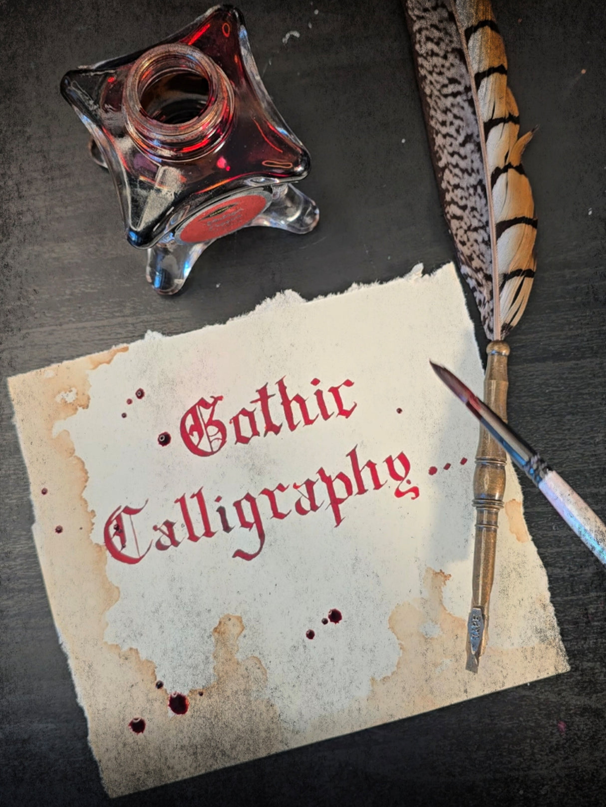 Gothic Calligraphy for the Spooky Season with Coralie