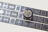 CoraCreaCrafts Gothic Patterns Foil Washi Tape