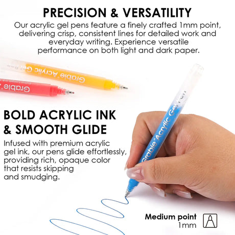 Grabie Bold &amp; Bright Coloring Kit - Forest Color

Unleash your creativity with the Grable Bold &amp; Bright Coloring Kit! This collection is your all-in-one artistic adventure, combining smooth, vibrant acrylic gel pens with high-quality themed coloring books. Whether you are an experienced colorist or just starting out, this kit provides everything you need to transform your drawings, journals, and crafts into dazzling, colorful masterpieces.