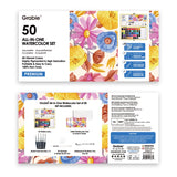 Comprehensive Color Range - Features 50 meticulously curated colors for smooth blending and rich tonal variety, ideal for daily use and diverse artistic projects. &nbsp;

Exceptional Quality - Crafted with vibrant, high-grade pigments for clarity and brilliance, ensuring true colors and effortless blending for both beginners and experienced artists.

All-in-One Set - Includes everything you need—six detail brushes, a water brush pen, a nylon flat brush, a swatch sheet, and a sponge—ensuring you have all the