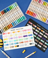 Unlock your creativity with the Grabie Dual Tip Marker Set! Experience premium Grabie Art Supplies featuring 36 dual-tip markers - among the best markers for coloring and artistic expression. Perfect for all artists, these high-quality Grabie Acrylic Brush Markers deliver stunning vibrancy and coverage.