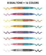 Get ready to elevate your art with our Dual Tone Iridescent Glitter Acrylic Paint Markers! With vibrant colors that shift and sparkle, these markers make every creation a dazzling masterpiece—perfect for unleashing your imagination wherever you go!